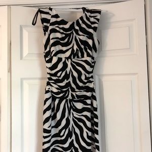 Bisou Bisou Black and White Dress